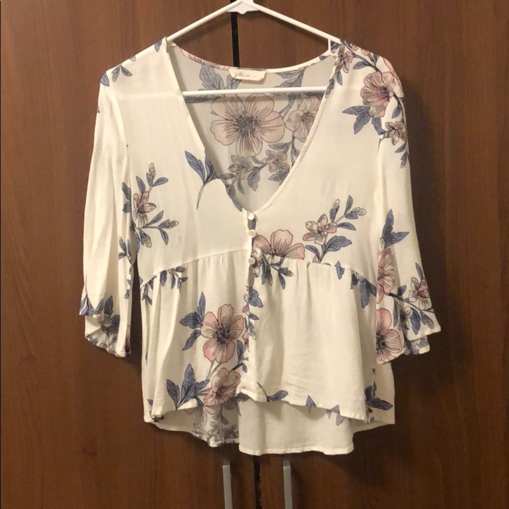 MILLIBON | flower blouse